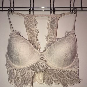 White VS PINK bralette